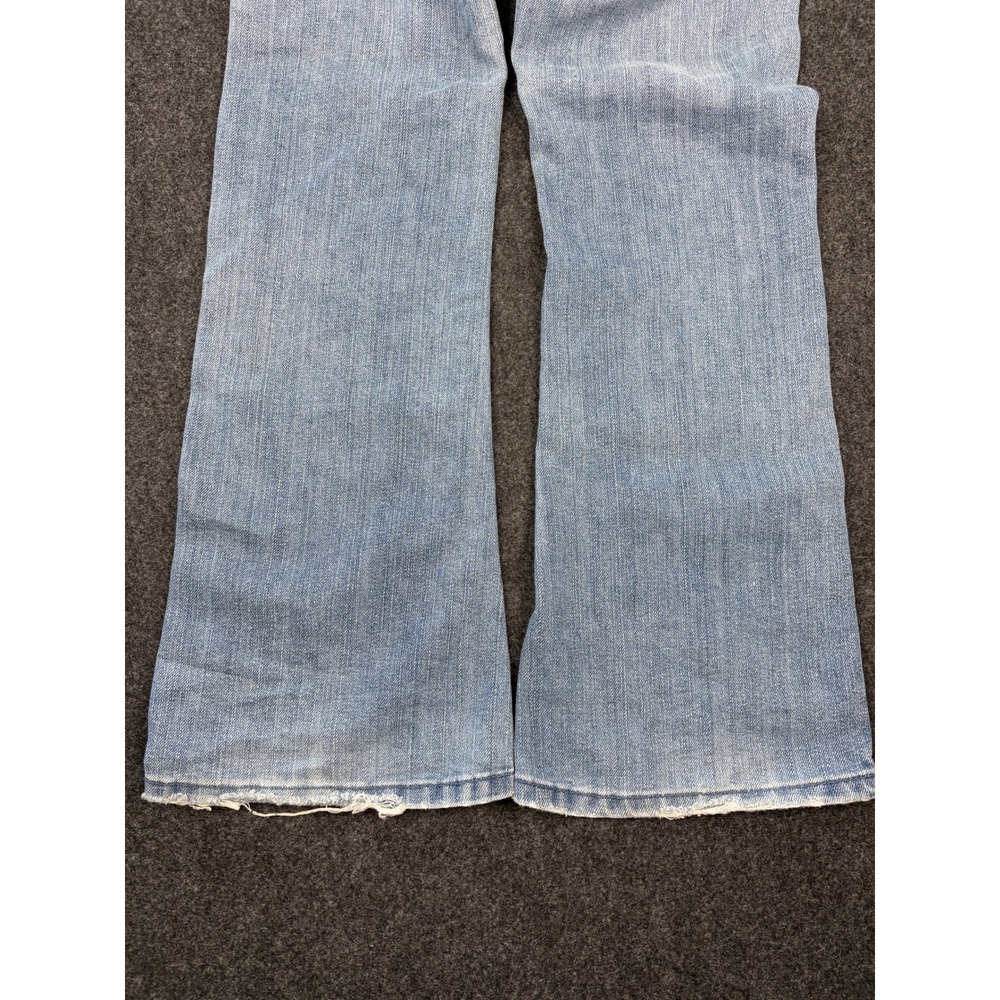 Levi's Womens Low Rise Flare Jeans Light Wash Stretch Denim Size 7M Y2K - Picture 3 of 10